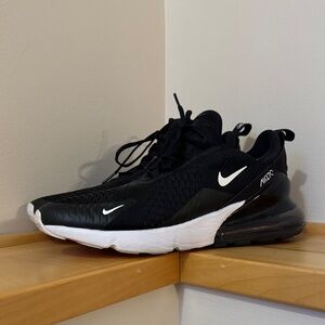Nike Black and White Air Max 270 Sneakers